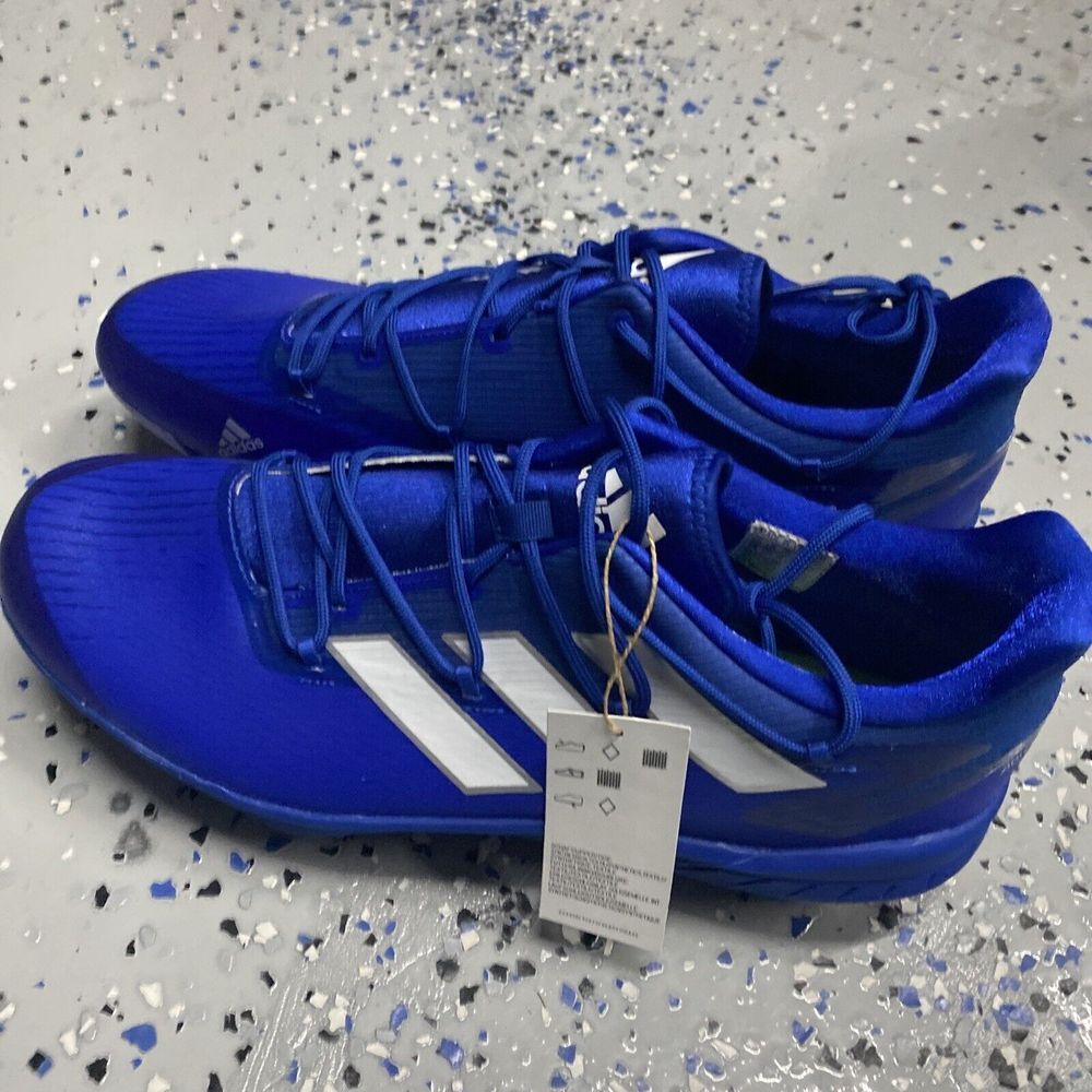 Size‎ 14 Adidas Adizero Afterburner Metal Baseball Cleats Men's Royal FZ4215